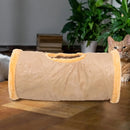 Foldable plush cat toy tunnel, playful cat tent, suitable for dogs and cats to play with