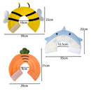 Cat Cone Collar Adjustable Soft Recovery Collar for Cats Prevent Licking Biting Comfort Feeding Dual Style Wear Suitable for Po