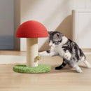 Cat Scratching Tree cute Mushroom Wear-resistant Scratching Column Kitten Climbing Frame Kitty Toys Household Cat Climbing Tower