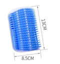 Cat Hair Rubbing Tool Corner Brush Hair Removal Comb Self-Play Itching Massage Brush Detachable Washable Non-Slip Cat Supplies