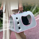 Portable Pet Carrier Bag for Small Dogs Cats Outdoor Foldable Cat Bag Breathable Cat Shoulder Bag Kitten Carrying Bag