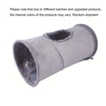 Foldable plush cat toy tunnel, playful cat tent, suitable for dogs and cats to play with