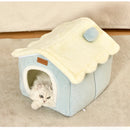 Foldable Cat/dog Pet Nest Detachable and Washable Cat House Dog House Indoor Cat Nest Suitable for Small and Medium-sized Pets