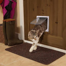 1 set, four-way safety lock flip door | weatherproof PVC pet door, suitable for cats and dogs, cat doors, dog doors