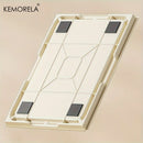 KEMORELA 2-in-1 Non-Slip Dog Potty Tray Cat Litter Mat - Waterproof Soft Paw-Friendly Design with Grid Pattern for Easy Cleaning